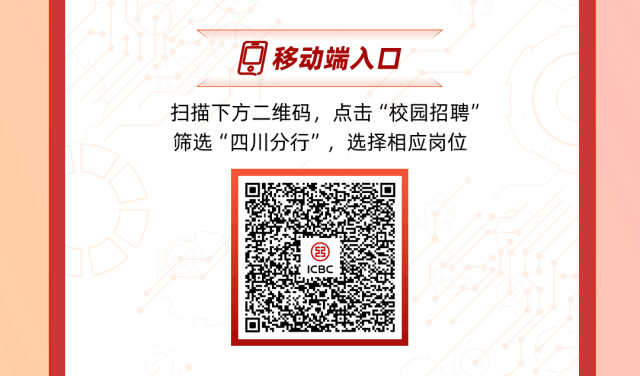 中国工商银行四川省分行2025年度校园招聘正式启动