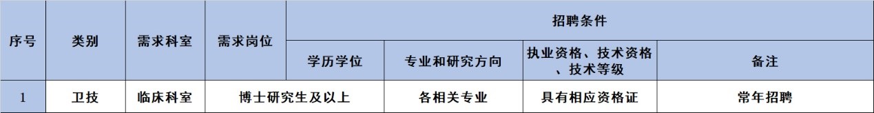 武汉市第六医院2024年10月招聘公告