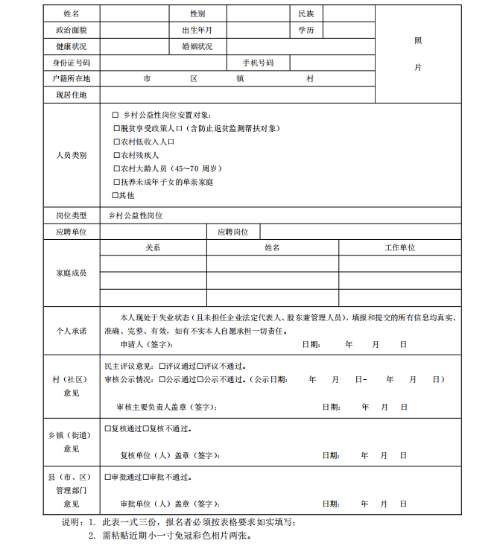 滨城区杨柳雪镇人民政府关于2024年乡村公益性岗位人员招聘的公告