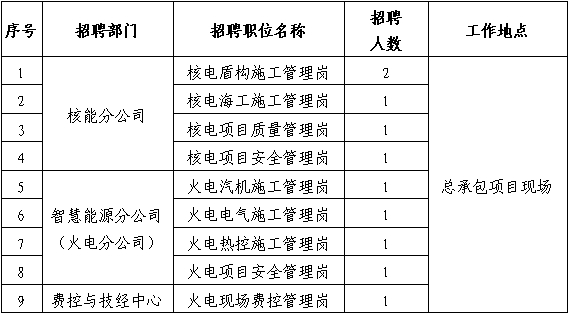 国家电投集团国核电力院招聘公告