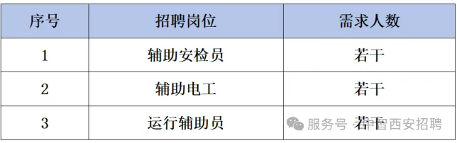 西安咸阳国际机场股份有限公司劳务派遣岗位招聘公告(2025年第一批)