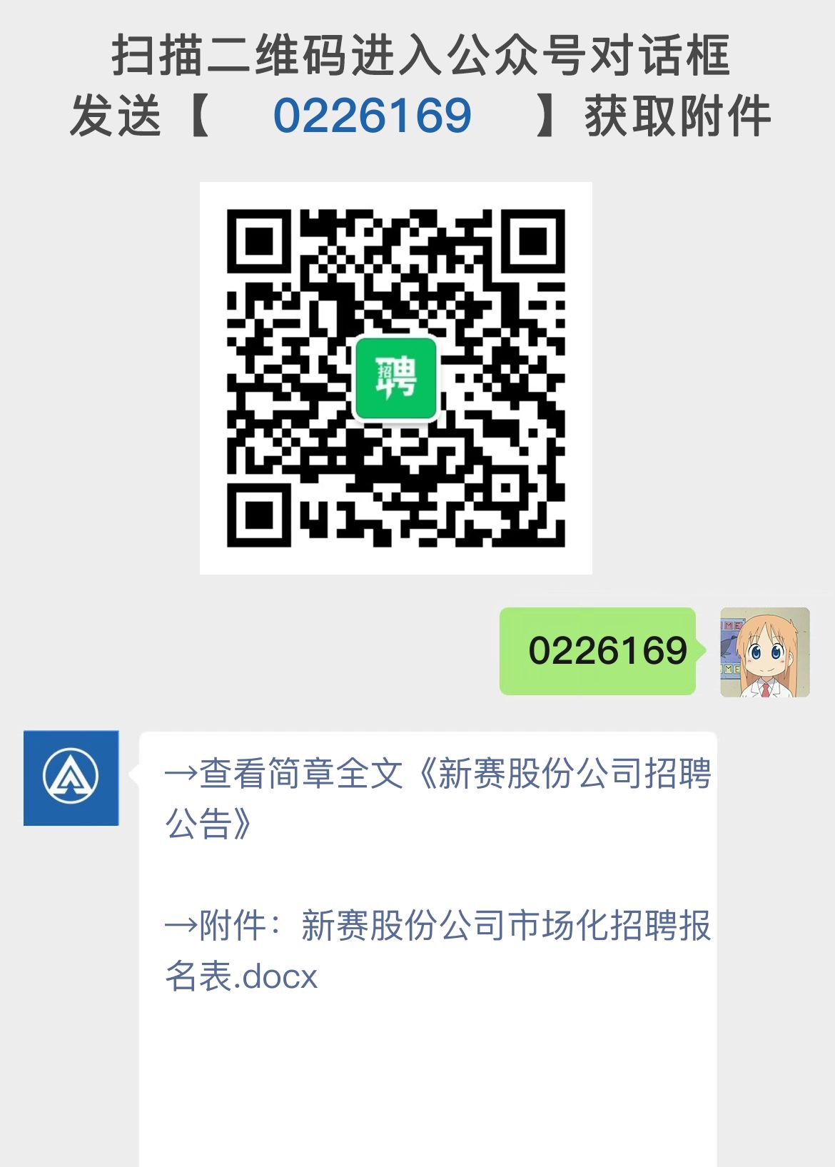 新赛股份公司招聘公告