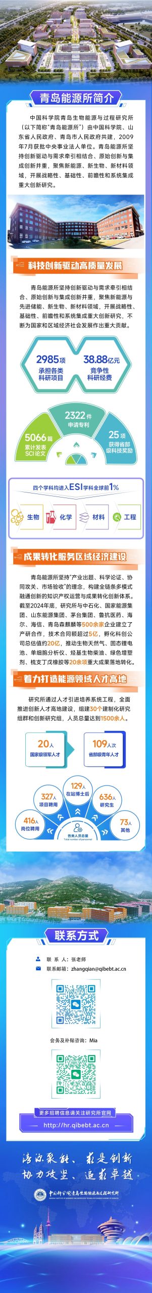 香港、新加坡见!中国科学院青岛生物能源与过程研究所2025全球引才宣讲会诚邀英才