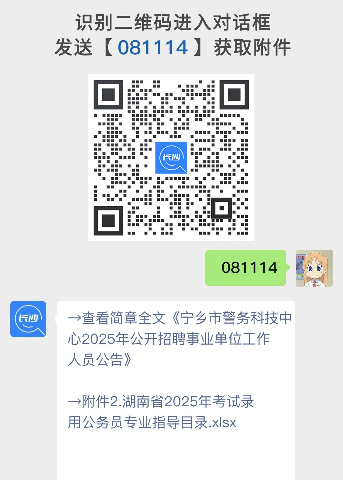 宁乡市警务科技中心2025年公开招聘事业单位工作人员公告