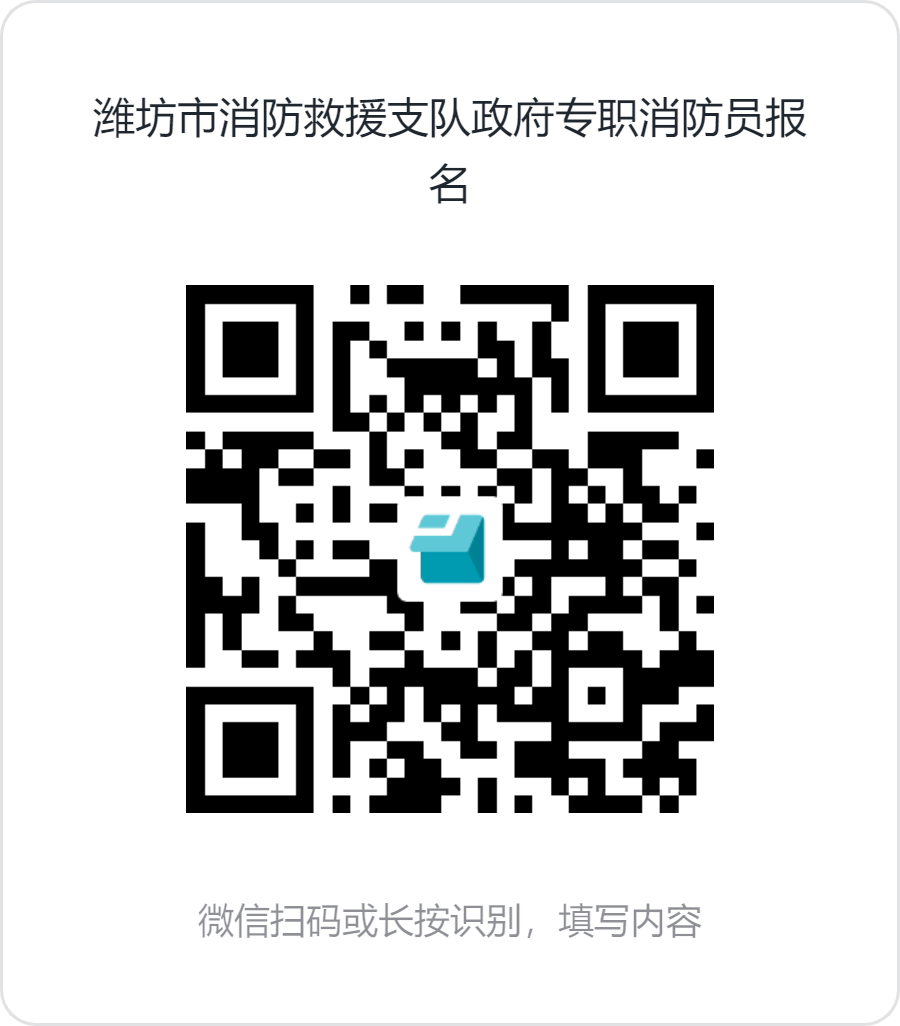 潍坊市2025年下半年政府专职消防员招录简章