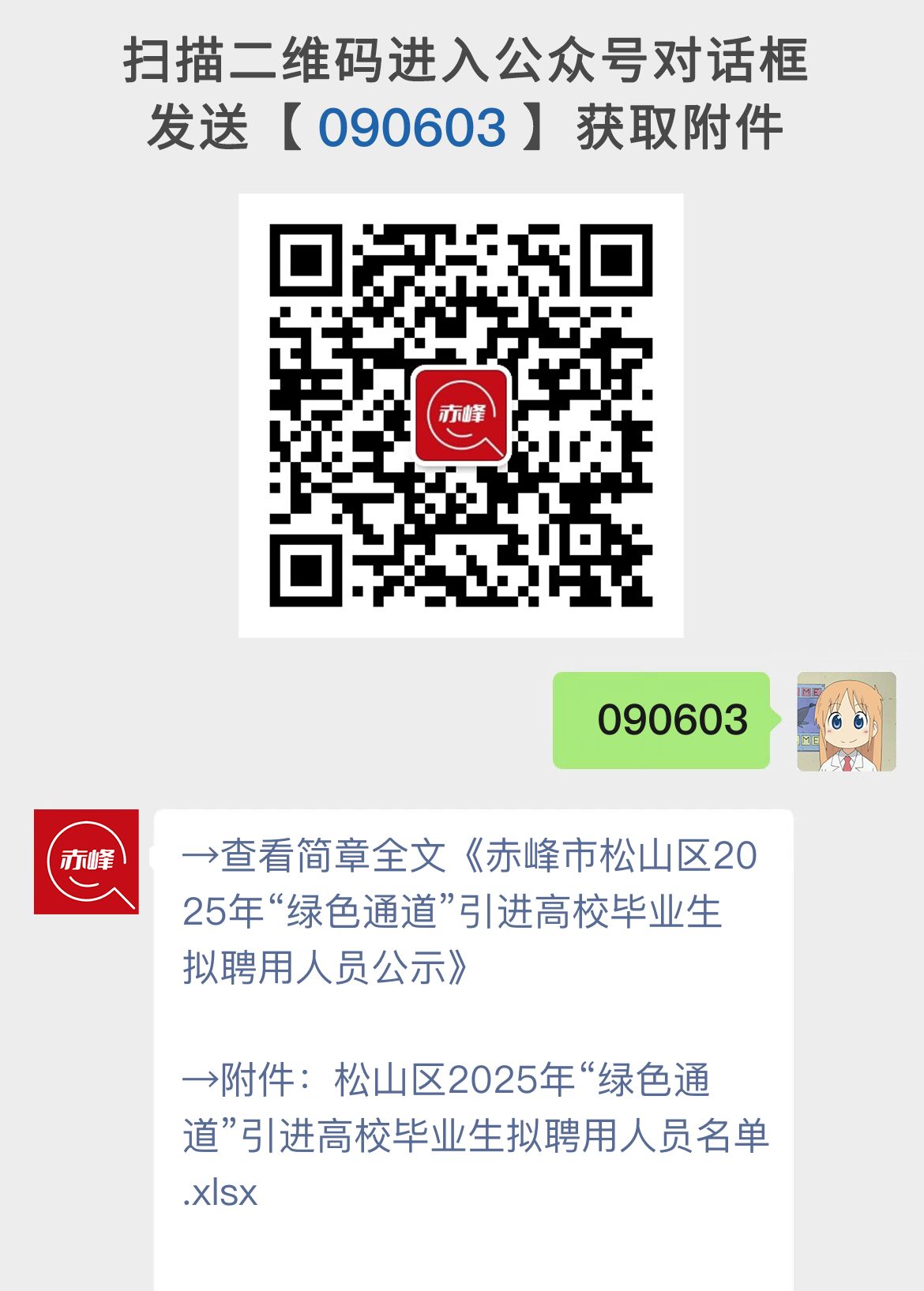 赤峰市松山区2025年“绿色通道”引进高校毕业生拟聘用人员公示