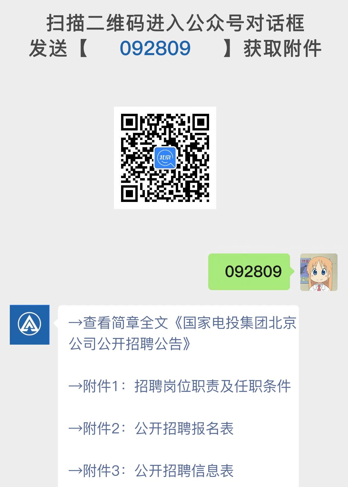 国家电投集团北京公司公开招聘公告