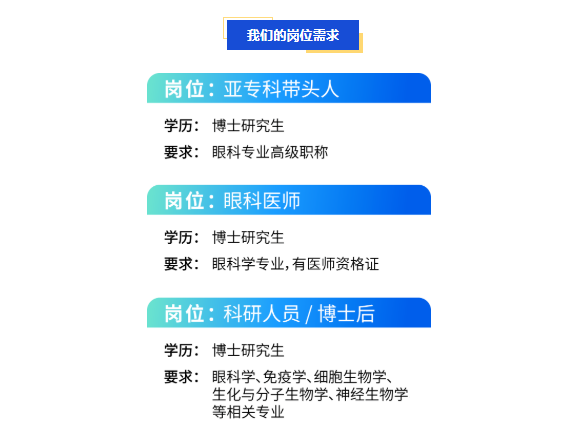 9999 诚邀贤才共赴新程——山一大附属青岛眼科医院2026年引才公告