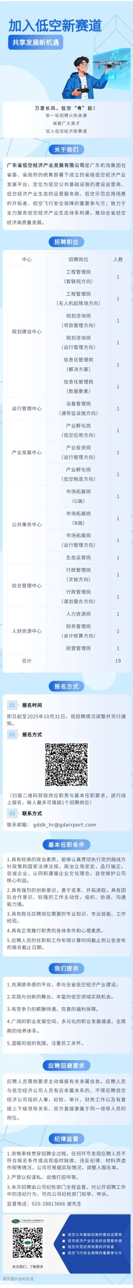 广东省低空经济产业发展有限公司招聘公告