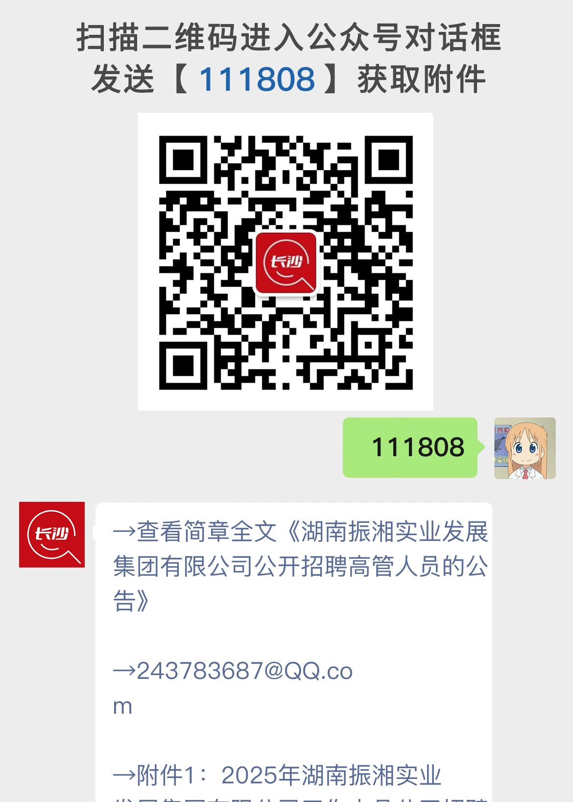 湖南振湘实业发展集团有限公司公开招聘高管人员的公告