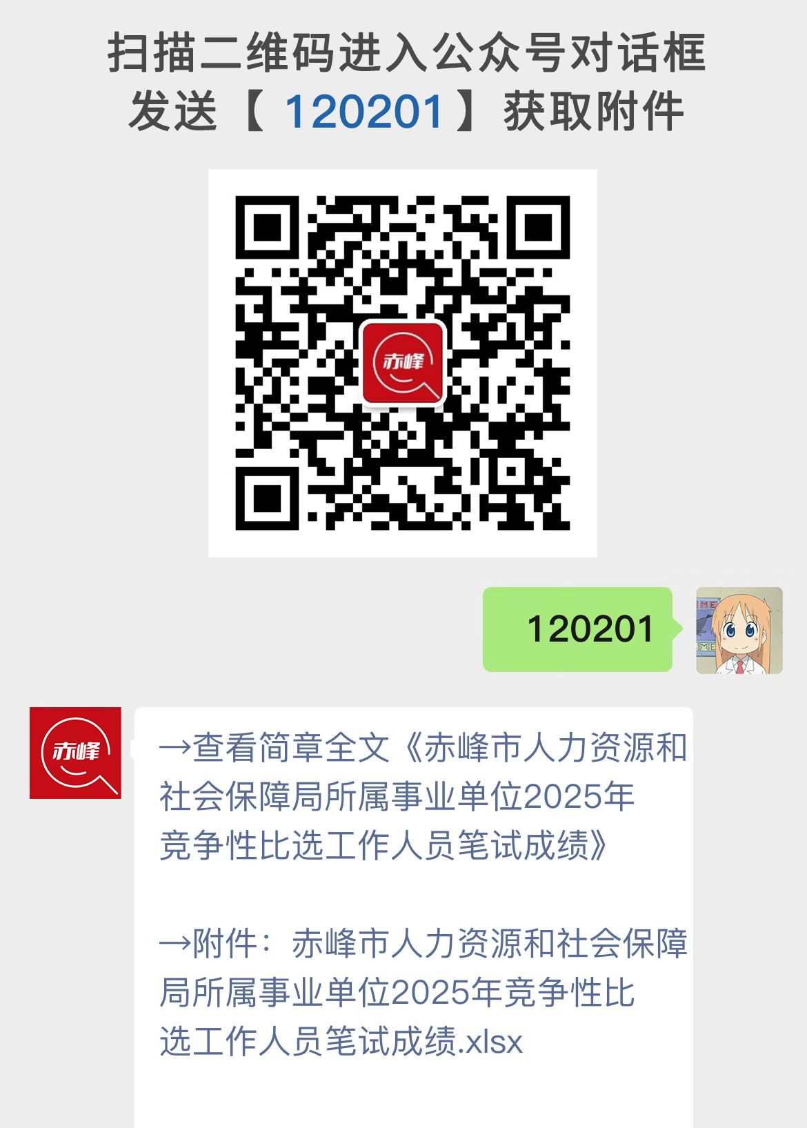 赤峰市人力资源和社会保障局所属事业单位2025年竞争性比选工作人员笔试成绩