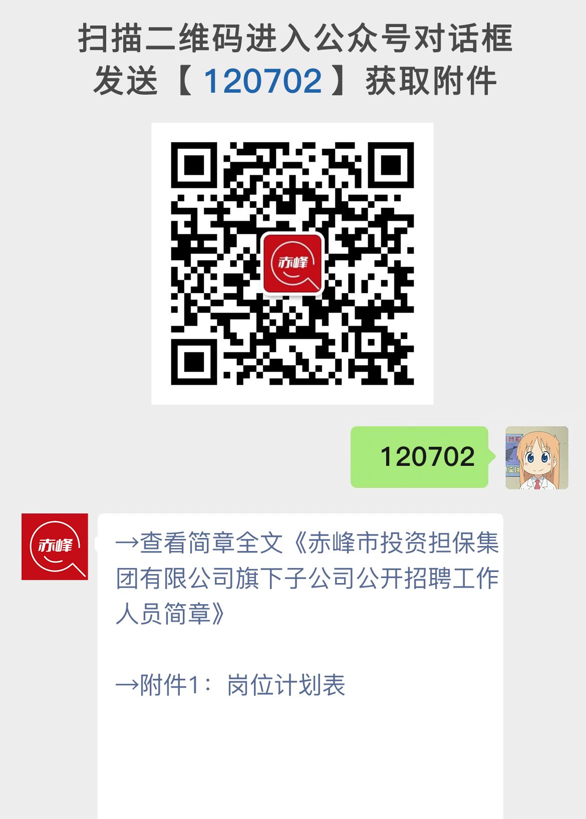 赤峰市投资担保集团有限公司旗下子公司公开招聘工作人员简章