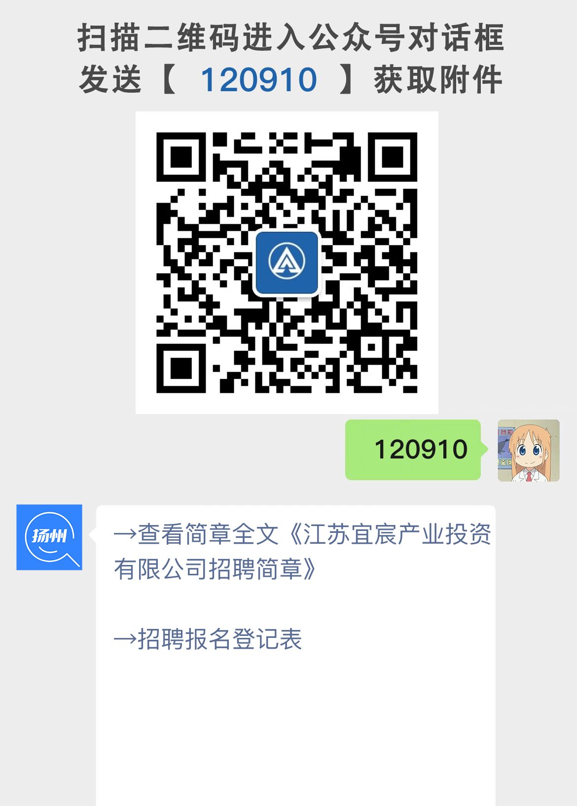 江苏宜宸产业投资有限公司招聘简章
