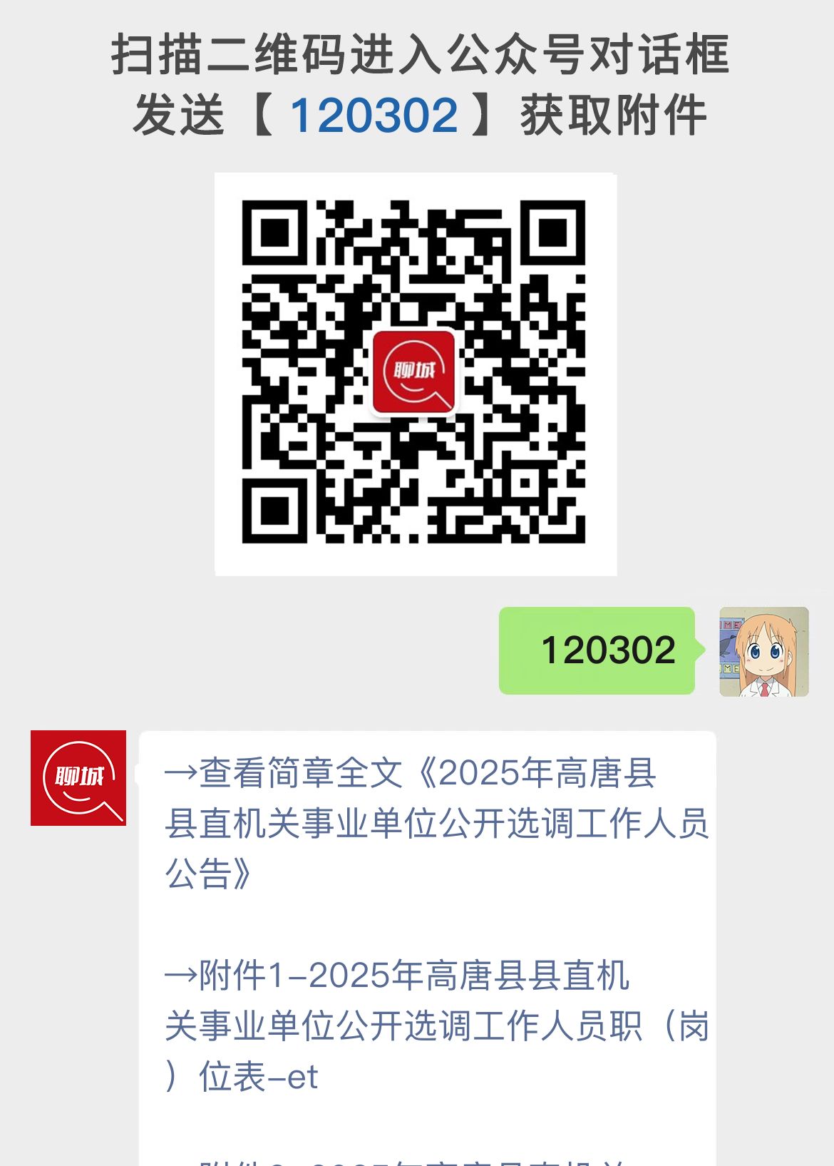 2025年高唐县县直机关事业单位公开选调工作人员公告